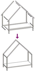 Ράφι για καυσόξυλα Λευκό 60x25x60 cm Ατσάλι ψυχρής έλασης - Λευκό