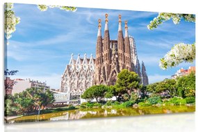 Εικόνα του καθεδρικού ναού της Βαρκελώνης - 60x40