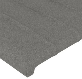 vidaXL Κεφαλάρια Σκ. Γκρι 180x5x78/88 εκ. Ύφασμα