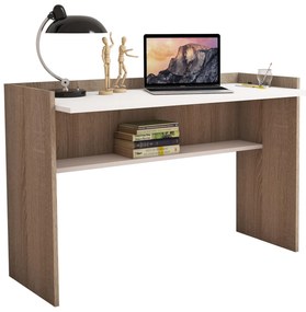 ΓΡΑΦΕΙΟ ΜΕΛΑΜΙΝΗΣ SONAMA ΛΕΥΚΟ 118x58x80Υεκ.HM9227.12