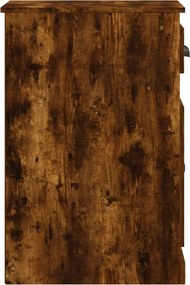 vidaXL Ντουλάπι με Συρτάρι Καπνιστή Δρυς 40x50x75 εκ. Επεξεργ. Ξύλο