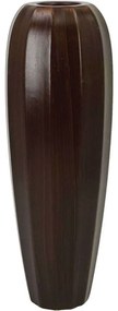 Βάζο Μπόμπα 15-00-22507-45 Φ15x48cm Brown Marhome κεραμικο