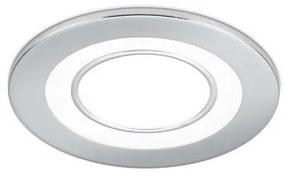 Χωνευτό Σποτ Φωτιστικό Οροφής LED 5W Core Trio Lighting-652510106-Χρώμιο 652510106