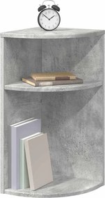 vidaXL End Table Σκυρόδεμα Γκρι 29,6 x 29,6 x 60 εκ Επεξεργασμένο ξύλο