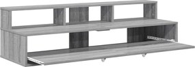 vidaXL Γραφείο Στούντιο Γκρι Sonoma 152 x 42,5 x 36 εκ