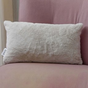 Διακοσμητικό Μαξιλάρι Γούνινο (30x50) Pol Rugs & Mats Rabbit Ivory