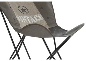 Καρέκλα Τραπεζαρίας DKD Home Decor Καφέ Μαύρο Γκρι 76 x 76 x 96 cm
