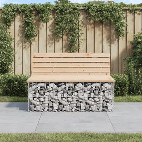 vidaXL Παγκάκι Κήπου Συρματοκιβώτιο 103x70x65 εκ. Μασίφ Ξύλο Πεύκου