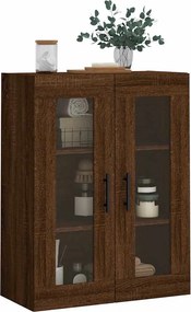 vidaXL Ντουλάπι Τοίχου Καφέ Δρυς 69,5 x 34 x 90 εκ.