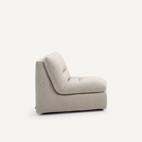 Γωνιακή πολυθρόνα σύνθεσης από βισκόζη και λινό, GIULIANO