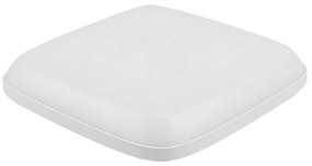 Adeleq Led Πλαφονιέρα Pc Τετράγωνη D280mm 24W 4000Κ Ip54 Λευκή 21-02401