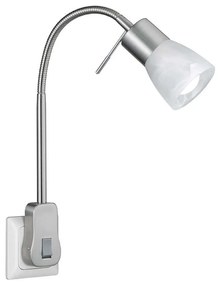 Φωτιστικό Τοίχου - Πρίζας Levisto 891010107 Nickel Trio Lighting Metal