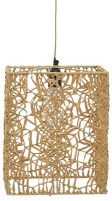 Φωτιστικό Οροφής Dorotan Inart E27 Φυσικό 30X27X110 εκ 311-000001-311-000001-Καφέ 311-000001