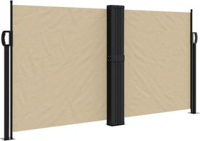 vidaXL Σκίαστρο Πλαϊνό Συρόμενο Μπεζ 120 x 600 εκ.
