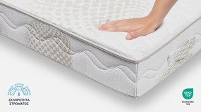 Στρώμα Sleepy, Exclusive Hybrid Cool Gel, 90x200x22, Μέτριο