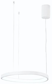Φωτιστικό Οροφής Κρεμαστό Led-Klapton-S45-BCO 6160lm 3000/4000/6500K 150x45x3,5cm White Luce Ambiente Design