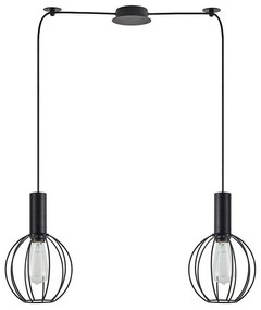 Φωτιστικό Οροφής Adept Tube 77-8536 50x20x300cm 2xE27 60W Black Homelighting