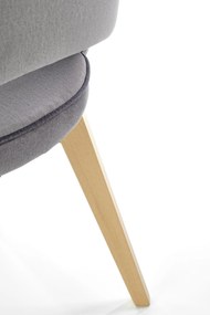 MARINO chair, color: velvet - MONOLITH 85 (light grey) DIOMMI V-PL-N-MARINO-D.MIODOWY-MONOLITH85