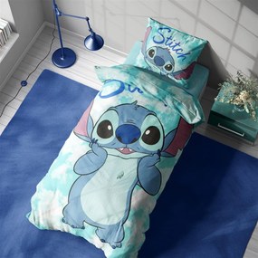 Σεντόνια Σετ 2 τεμ Disney Home Stitch 822 160X240 Turquoise 100% Cotton - Disney Home