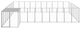 Σπιτάκι Σκύλου Ασημί 19,36 μ² Ατσάλινο   - Ασήμι