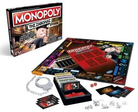 Επιτραπέζιο Παιχνίδι Monopoly Της Ζαβολιάς E1871110 Για 2-6 Παίκτες 8 Ετών+ Multicolor Hasbro