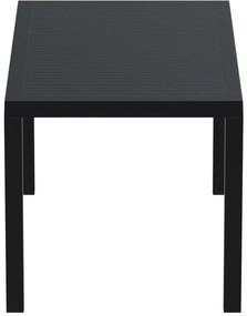 Τραπέζι πολυπροπυλένιου Ares 140x80 Μαύρο