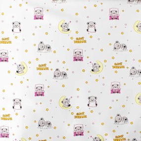 Πάνα Χασέ (80x80) Dimcol Sweet Dreams 553 White - Pink