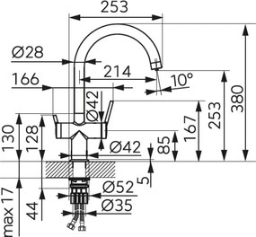 Ferro Filtrata BFT41 – Μπαταρία Κουζινας Φίλτρου