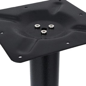 vidaXL Πόδι Τραπεζιού Bistro Μαύρο 56 x 56 x 107 εκ. από Χυτοσίδηρο