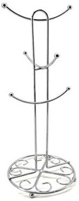 Βάση Για Κούπες XN00012009 38cm Silver Max Home Metal