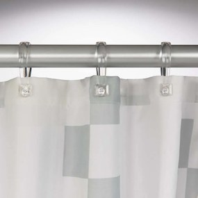 Pixel 180x200 black κουρτίνα μπάνιου υφασμάτινη Sealskin