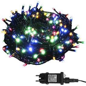 Λαμπάκια 140Led Πολύχρωμα Με Πρόγραμμα Xmas fest 93-2372