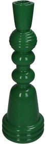 Κηροπήγιο ArteLibre Πράσινο Polyresin 10x10x30cm-05155319