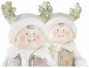 Χριστουγεννιάτικο Στολίδι DKD Home Decor Παιδιά Μαγνήσιο (20,5 x 18 x 49,5 cm) (x2)