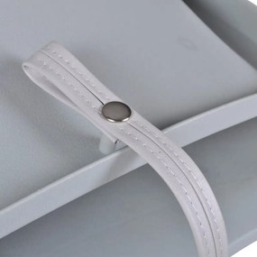 vidaXL Κάθισμα Σκάφους Πτυσσόμενη Πλάτη Γκρι 48x51x41εκ Χωρίς Μαξιλάρι