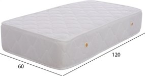 ΣΤΡΩΜΑ BABYCLOUD HM642.01 BONELL SPRING 60X120 ΛΕΥΚΟ