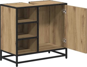vidaXL Ντουλάπι Μπάνιου Artisan Oak 65 x 33 x 60 εκ Επεξεργασμένο Ξύλο