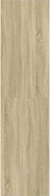 vidaXL Ντουλάπα Χρώμα Sonoma Δρυς 80x50x200 εκ. από Επεξ. Ξύλο