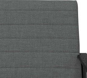 vidaXL Πολυθρόνα Σκούρο Γκρι 59 x 75 x 78 εκ ύφασμα