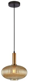 Φωτιστικό Οροφής Sophie 4233500 D300 Honey Viokef Glass