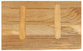 vidaXL Επιφάνεια Τραπεζιού 60x20x2,5 εκ. Live Edge Μασίφ Ξύλο Μάνγκο