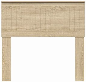 vidaXL Κεφαλάρι με κεφαλάρι Δρύς Sonoma 90 cm Επεξεργασμένο ξύλο