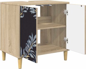 vidaXL Ντουλάπι Μπάνιου DOKKUM Sonoma 60 x 40 x 60 εκ