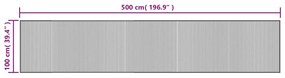 Χαλί Ορθογώνιο Καφέ 100 x 500 εκ. Μπαμπού - Καφέ