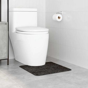 vidaXL Πατάκι μπάνιου Σκούρο γκρι 50 x 50 cm Πολυπροπυλένιο