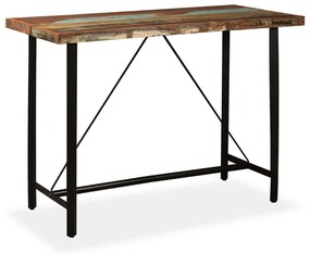 vidaXL Σετ Επίπλων Μπαρ 7 Τεμαχίων από Μασίφ Ανακυκλωμένο Ξύλο