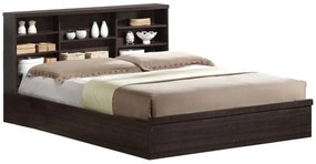 Κρεβάτι Mesa C113, Διπλό, Καφέ, 160x200, Πλαστικοποιημένη μοριοσανίδα, Τάβλες για Κρεβάτι, 168x223x93cm | Epipla1.gr