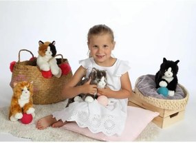 Αρκουδάκι Gipsy Γάτα Μαύρο/Λευκό