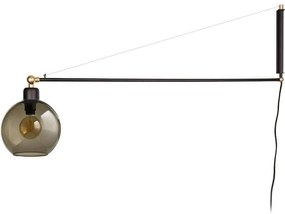 Φωτιστικό Τοίχου Crane 9374 Black Nowodvorski Metal, Glass