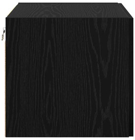 vidaXL Ντουλάπα Τοίχου Επιτοίχιο Μαύρη δρυς 50 x 42.5 x 40 εκ.